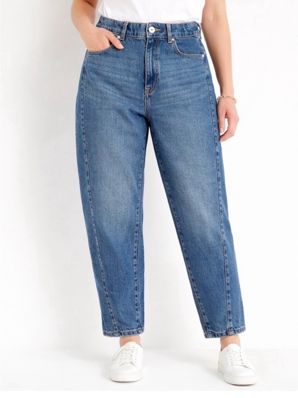 Talbots Relaxed Barrel Jean Ankle Length High Waist Size 14 NWT